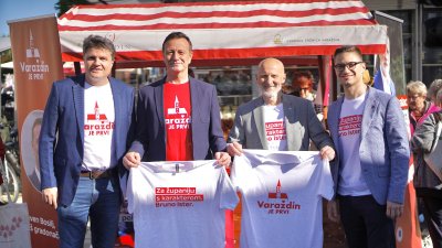 FOTO Građani širom Varaždinske županije dali podršku kandidaturi Brune Istera